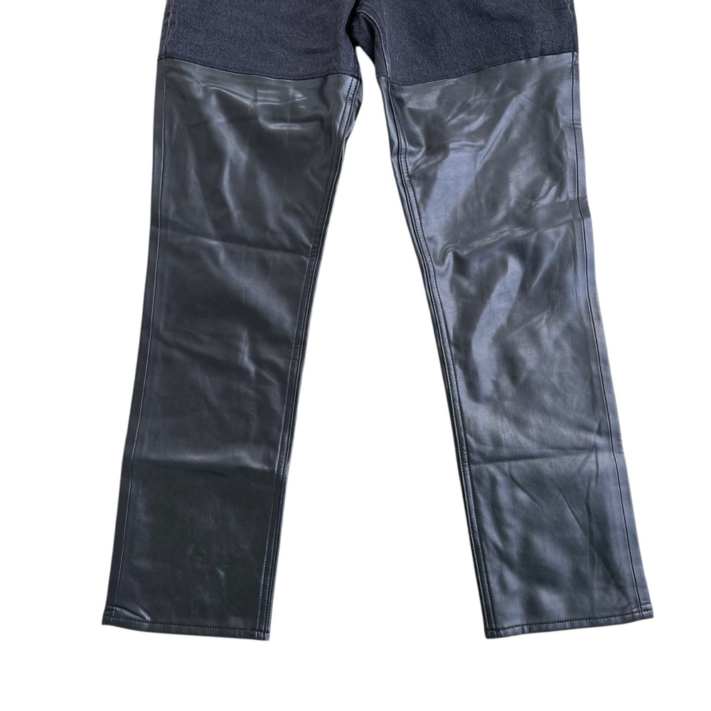 Abercrombie & Fitch Women’s Black Denim ‘90s Straight Leg Ultra High Rise Jeans - Picture 3 of 9